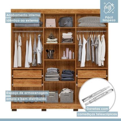 Imagem de Quarto Infantil/juvenil com Beliche Flórida e Guarda Roupa 6 Portas 4 Gavetas Flórida 100% Mdf