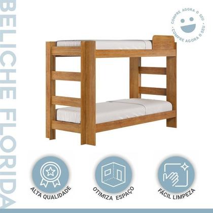 Imagem de Quarto Infantil/juvenil com Beliche Flórida e Guarda Roupa 6 Portas 4 Gavetas Flórida 100% Mdf