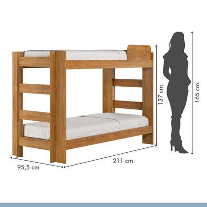 Imagem de Quarto Infantil/juvenil com Beliche Flórida e Guarda Roupa 6 Portas 4 Gavetas Flórida 100% Mdf