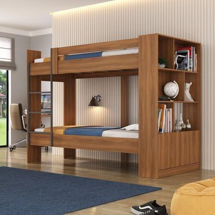 Imagem de Quarto Juvenil Completo Zest com Beliche e Escrivaninha 2 Gavetas