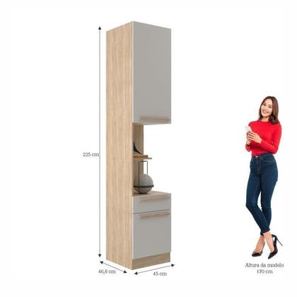 Imagem de Quarto Modulado 3 Guarda Roupas 2 Mesas de Cabeceira 1 Módulo Ponte Aéreo San Diego