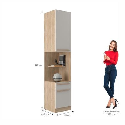 Imagem de Quarto Modulado 3 Guarda Roupas 2 Mesas de Cabeceira 1 Módulo Ponte Aéreo San Diego