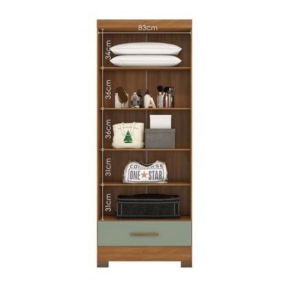 Imagem de Quarto Modulado 4 Peças 8 Portas 4 Gavetas Smart Plus