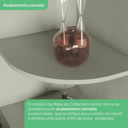 Imagem de Quarto Modulado Casal 5 Peças Seletto Areia/Jequitibá