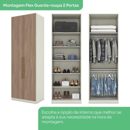 Imagem de Quarto Modulado casal 9 Portas 6 Gavetas Canto Oblíquo Areia