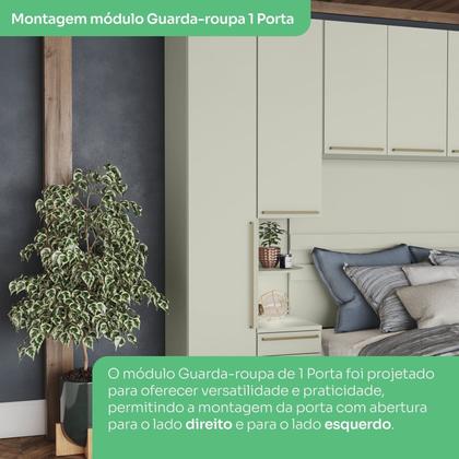 Imagem de Quarto Modulado Casal Completo 10 Portas 6 Gavetas Seletto