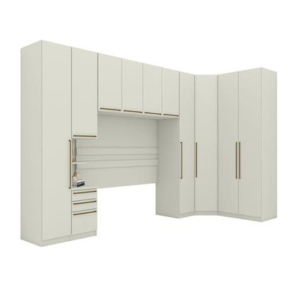 Imagem de Quarto Modulado Casal Completo 10 Portas 6 Gavetas Seletto
