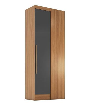 Imagem de Quarto Modulado Casal Completo 4 Peças 5 Portas 4 Gavetas com Maleiro e Espelhos Smart Plus