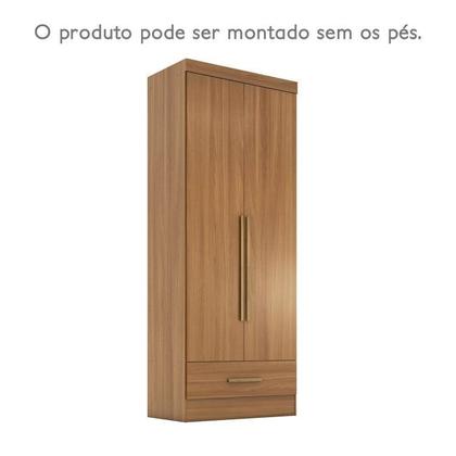 Imagem de Quarto Modulado Casal Completo 4 Peças 5 Portas 4 Gavetas com Maleiro Smart Plus