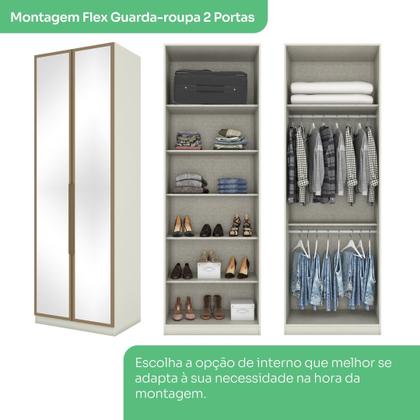Imagem de Quarto Modulado Casal Completo 5 Peças 10 Portas Predileto