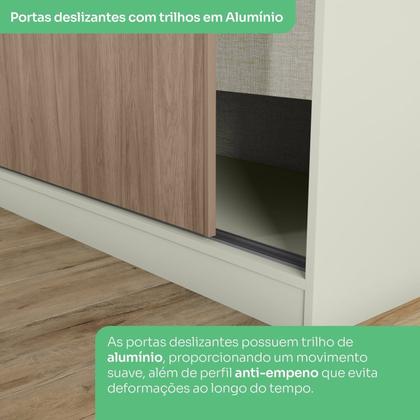 Imagem de Quarto Modulado Casal Completo 9 Portas 6 Gavetas Canto Oblíquo Seletto