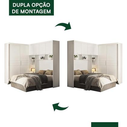 Imagem de Quarto Modulado Casal Florença - Moval