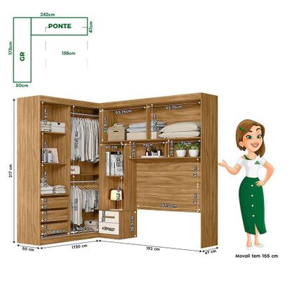 Imagem de Quarto Modulado Casal Florença - Moval