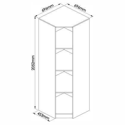 Imagem de Quarto Modulado Casal Urban com 8 Portas