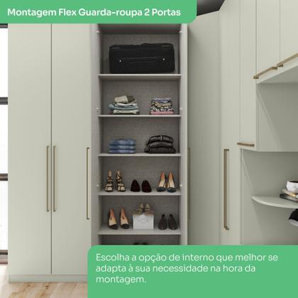 Imagem de Quarto Modulado Completo Casal 7 Peças 12 Portas 9 Gavetas Predileto