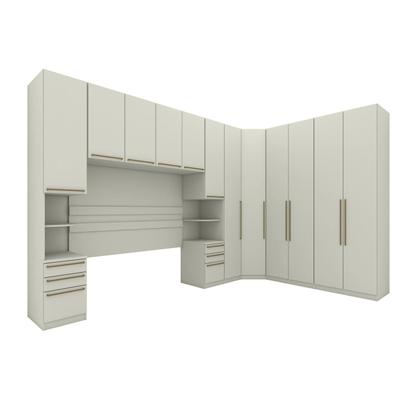 Imagem de Quarto Modulado Completo Casal 7 Peças 12 Portas 9 Gavetas Predileto