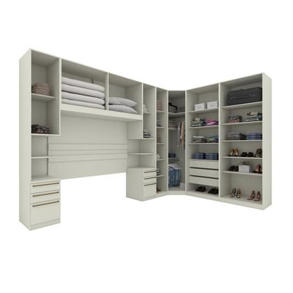 Imagem de Quarto Modulado Completo Casal 7 Peças 12 Portas 9 Gavetas Predileto