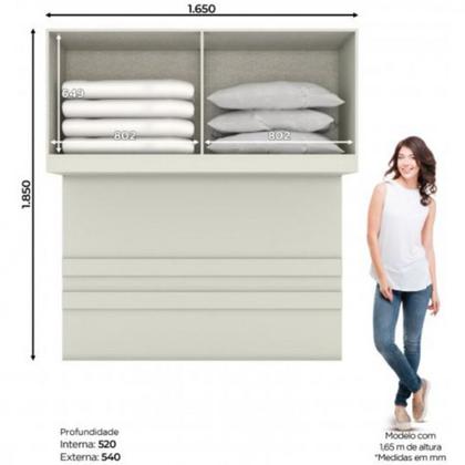 Imagem de Quarto Modulado Completo Henn Seletto 5 Peças 10 Portas 6 Gavetas