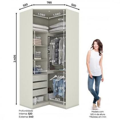 Imagem de Quarto Modulado Completo Henn Seletto 5 Peças 10 Portas 6 Gavetas