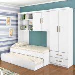 Imagem de Quarto modulado completo Juvenil Chiara 4 Peças Branco Phoenix Baby