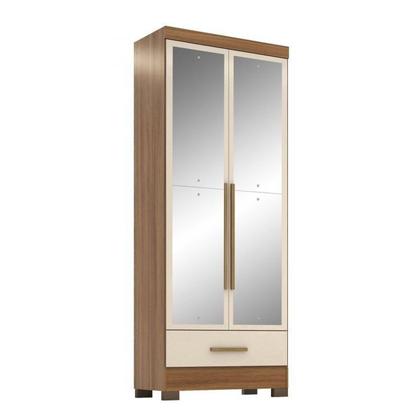 Imagem de Quarto Modulado de Canto 3 Peças 5 Portas 2 Gavetas com Espelho Smart Plus