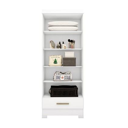 Imagem de Quarto Modulado De Canto 3 Peças 5 Portas 2 Gavetas com Espelhos Smart Plus
