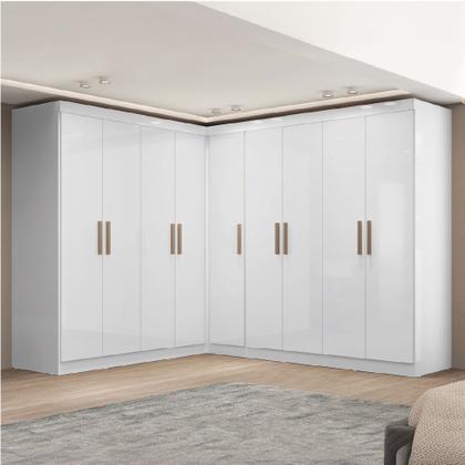 Imagem de Quarto Modulado de Canto Madrid com 9 Portas Maxel