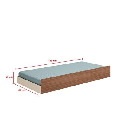 Imagem de Quarto Modulado Juvenil Completo Com Bicama Solteiro