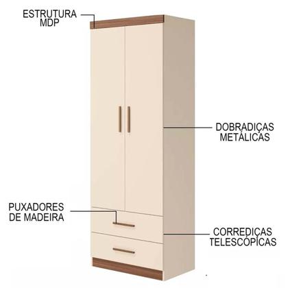 Imagem de Quarto Modulado Juvenil Completo Com Bicama Solteiro