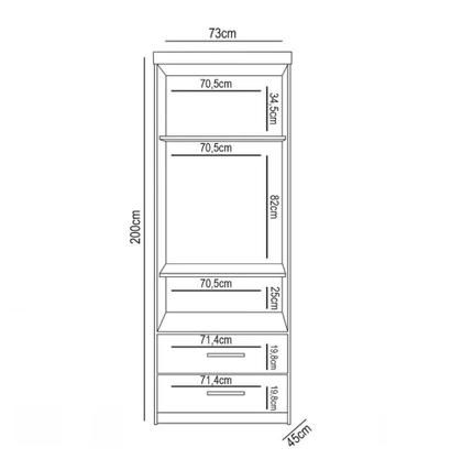 Imagem de Quarto Modulado Juvenil Completo Com Bicama Solteiro