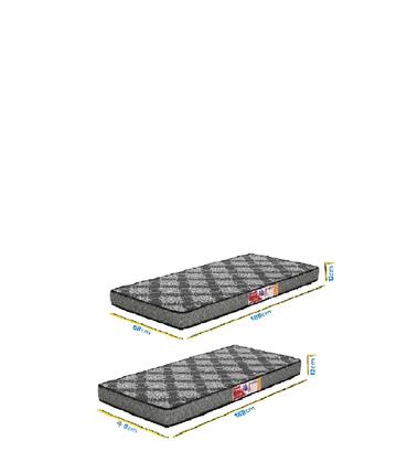 Imagem de Quarto Modulado Juvenil Completo com Guarda Roupa, Cama de Solteiro e Cama Auxiliar e os Colchões