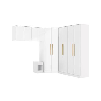 Imagem de Quarto Modular Kappesberg Adapt Branco 6 Peças 260cm x 256cm