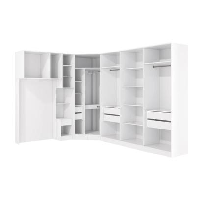 Imagem de Quarto Modular Kappesberg Adapt Branco/macadâmia 6 Peças