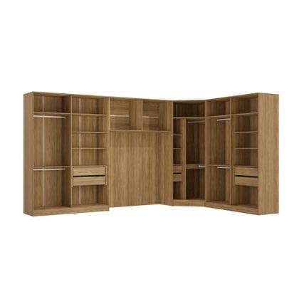 Imagem de Quarto Modular Kappesberg Adapt Nogueira/branco 5 Peças