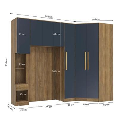 Imagem de Quarto Modular Kappesberg Adapt Profundo 5 Peças