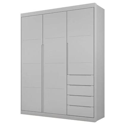 Imagem de Quarto Para Bebê com Guarda Roupa e Cômoda Perola MDF