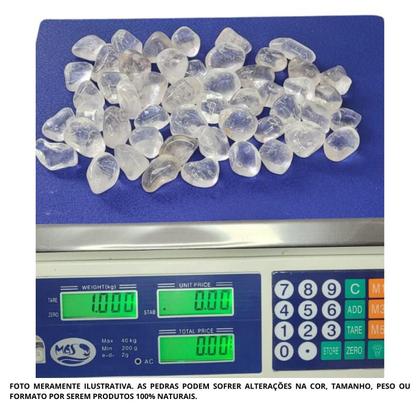 Imagem de Quartzo Transparente Pedra Rolada 1 Kilo Semi Preciosa
