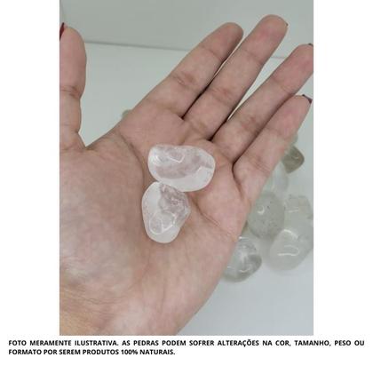 Imagem de Quartzo Transparente Pedra Rolada 1 Kilo Semi Preciosa