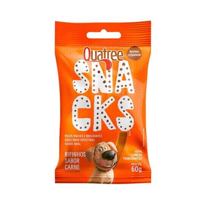 Imagem de Quatree snacks bifinhos sabor carne 60g 