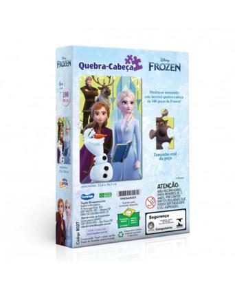 Imagem de Quebra Cabeça 100 Peças Disney Frozen - Toyster 8027