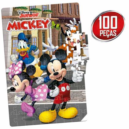 Imagem de Quebra-Cabeça - 100 Peças - Disney Junior - Mickey - Toyster
