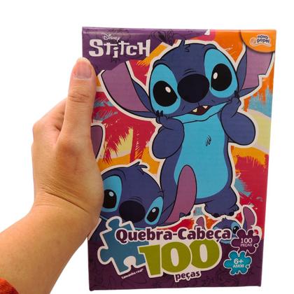 Imagem de Quebra Cabeça 100 Peças Stitch Disney Original 