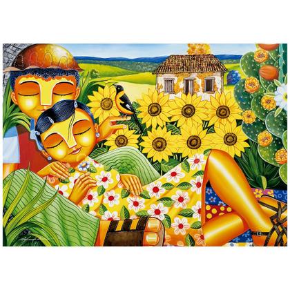 Imagem de Quebra-cabeça 1000 peças Apaixonados - Eduardo Lima