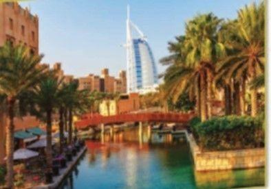 Imagem de Quebra cabeça  1000 peças imagem de  dubai  puzzle colorido