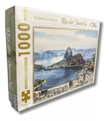 Imagem de Quebra Cabeça 1000 Peças Pão De Açúcar Rio De Janeiro Brasil Desafio Quebra Cabeça