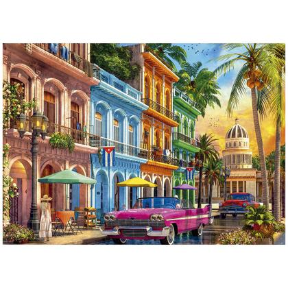 Imagem de Quebra-Cabeça - 1000 Peças - Pôr do Sol em Havana - 4571