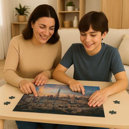 Imagem de Quebra Cabeça 1000pçs Burj Khalifa Dubai Grande Pedagogico