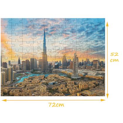Imagem de Quebra Cabeça 1000pçs Burj Khalifa Dubai Grande Pedagogico