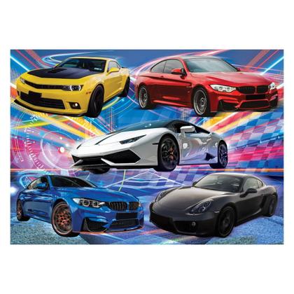 Imagem de Quebra-cabeça 150pçs carros de corrida