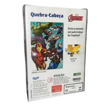 Imagem de Quebra Cabeça 200 peças Avengers 8041 - Toyster